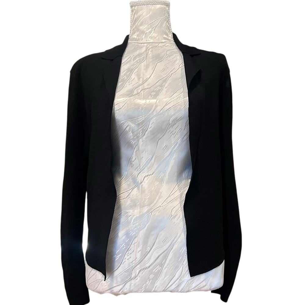 MM LaFleur Black Jardigan Cardigan Womens Sz XS Sweater Jacket Cropped Blazer